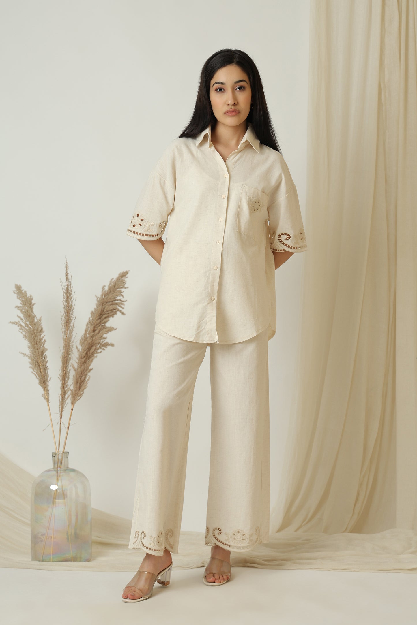 Broderie Detail Coord Set - Meiala