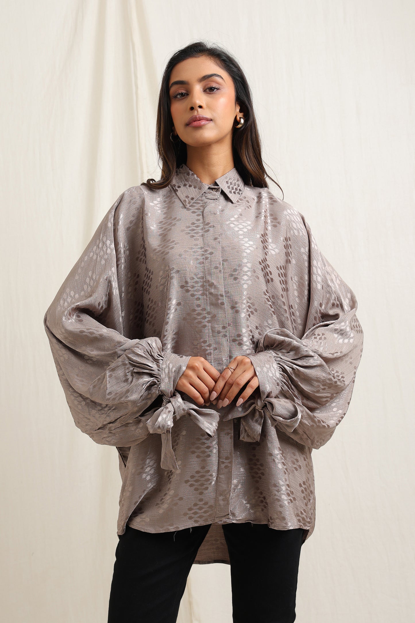 Geometric Print Shirt - Meiala