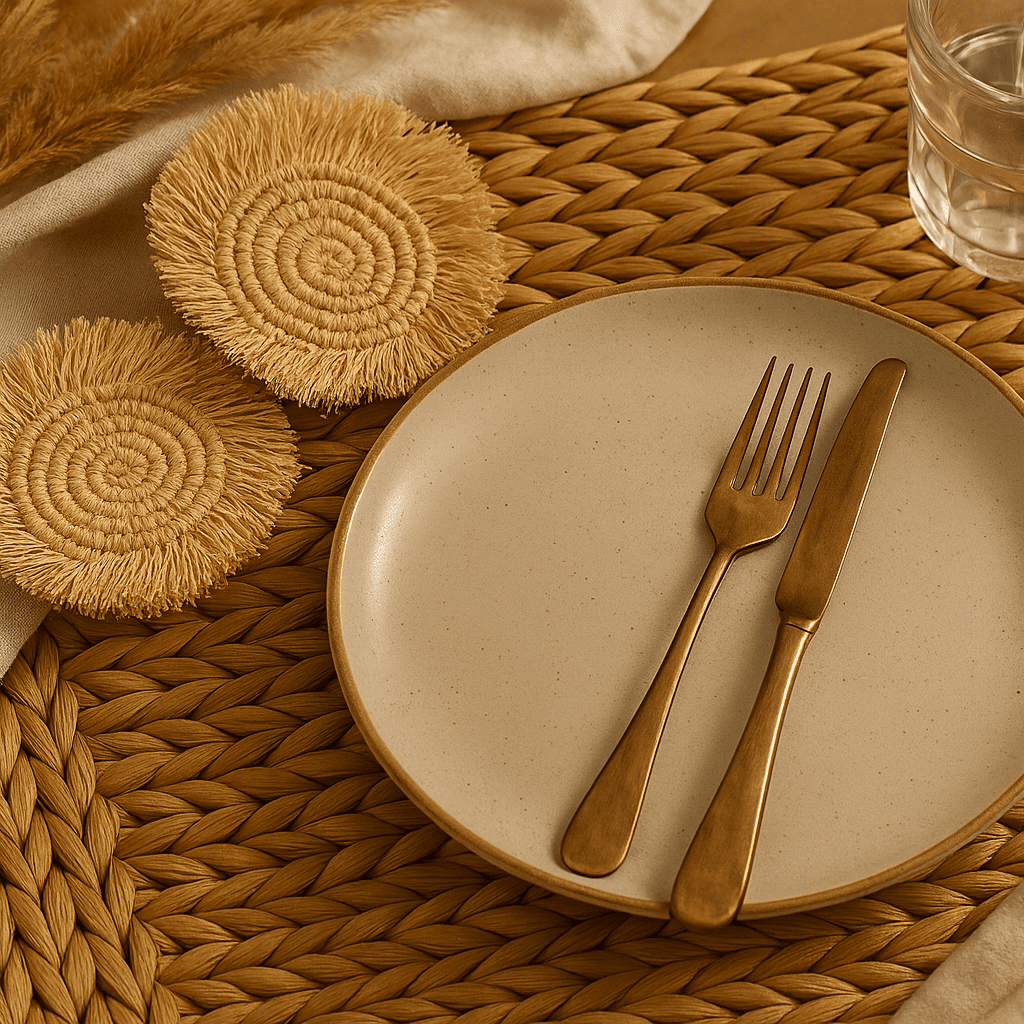 Braided Jute Coaster - Meiala Official