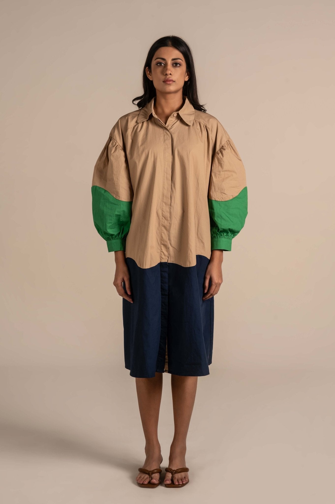 Button Down Shirt Dress - Meiala Official