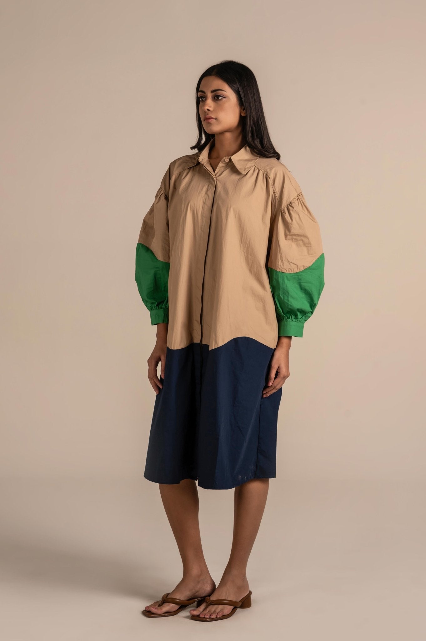 Button Down Shirt Dress - Meiala Official