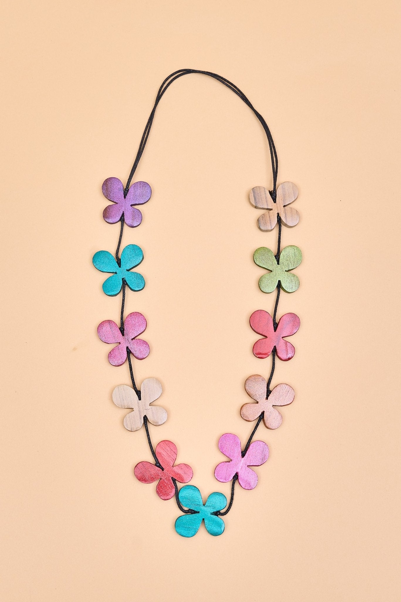 Colorful flower necklace - Meiala Official