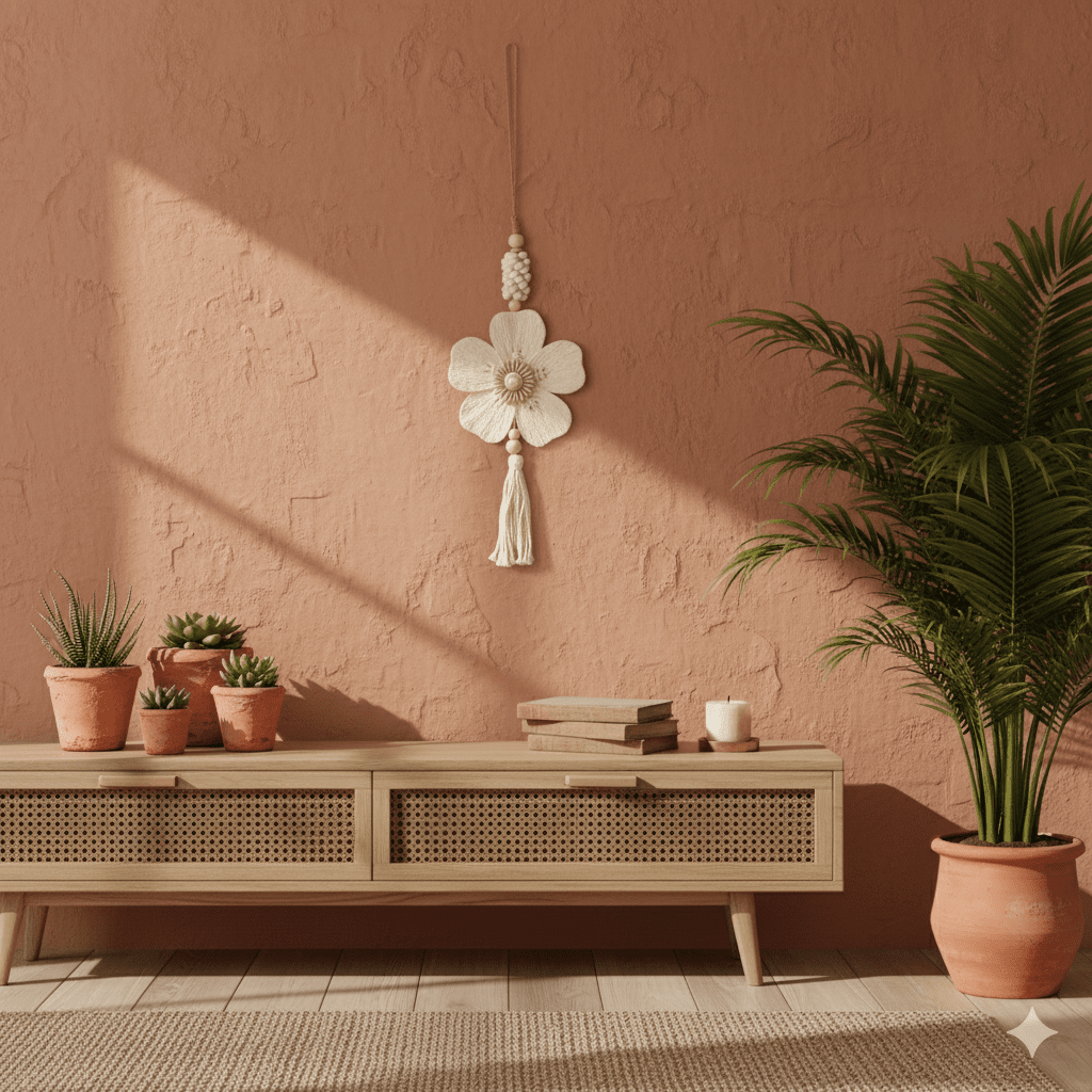 Floral Wall Art With Tassles - Meiala Official