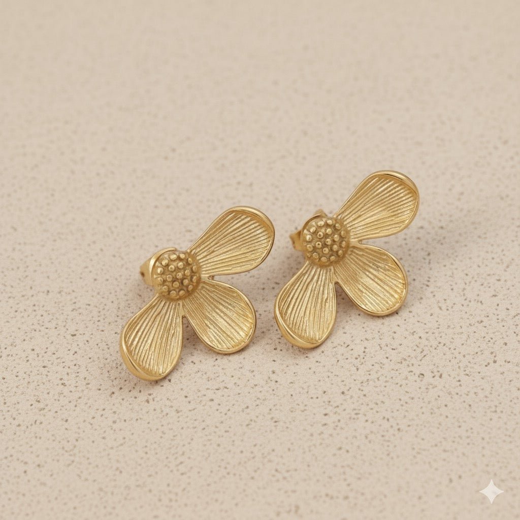Golden Bloom Studs - Meiala Official