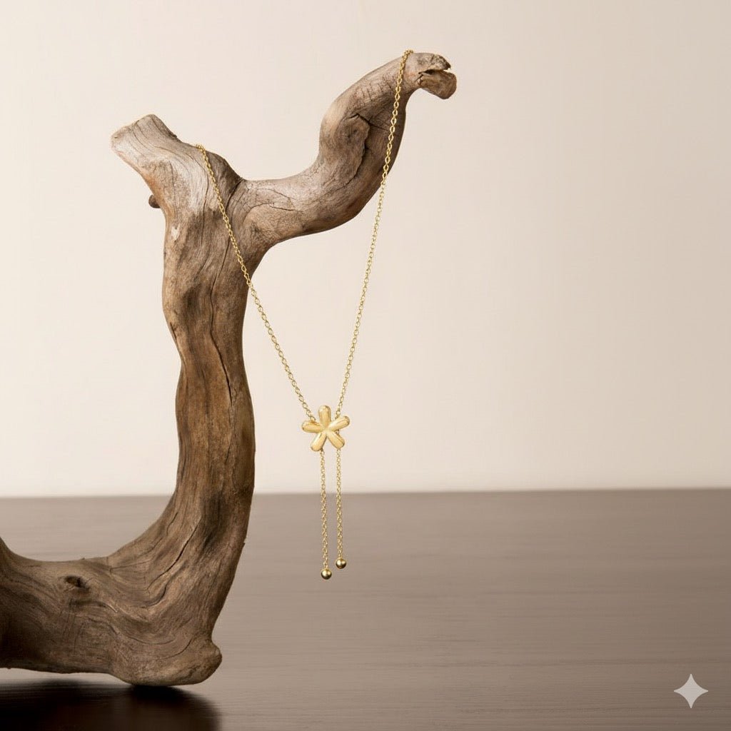 Golden Floral Pendant - Meiala Official