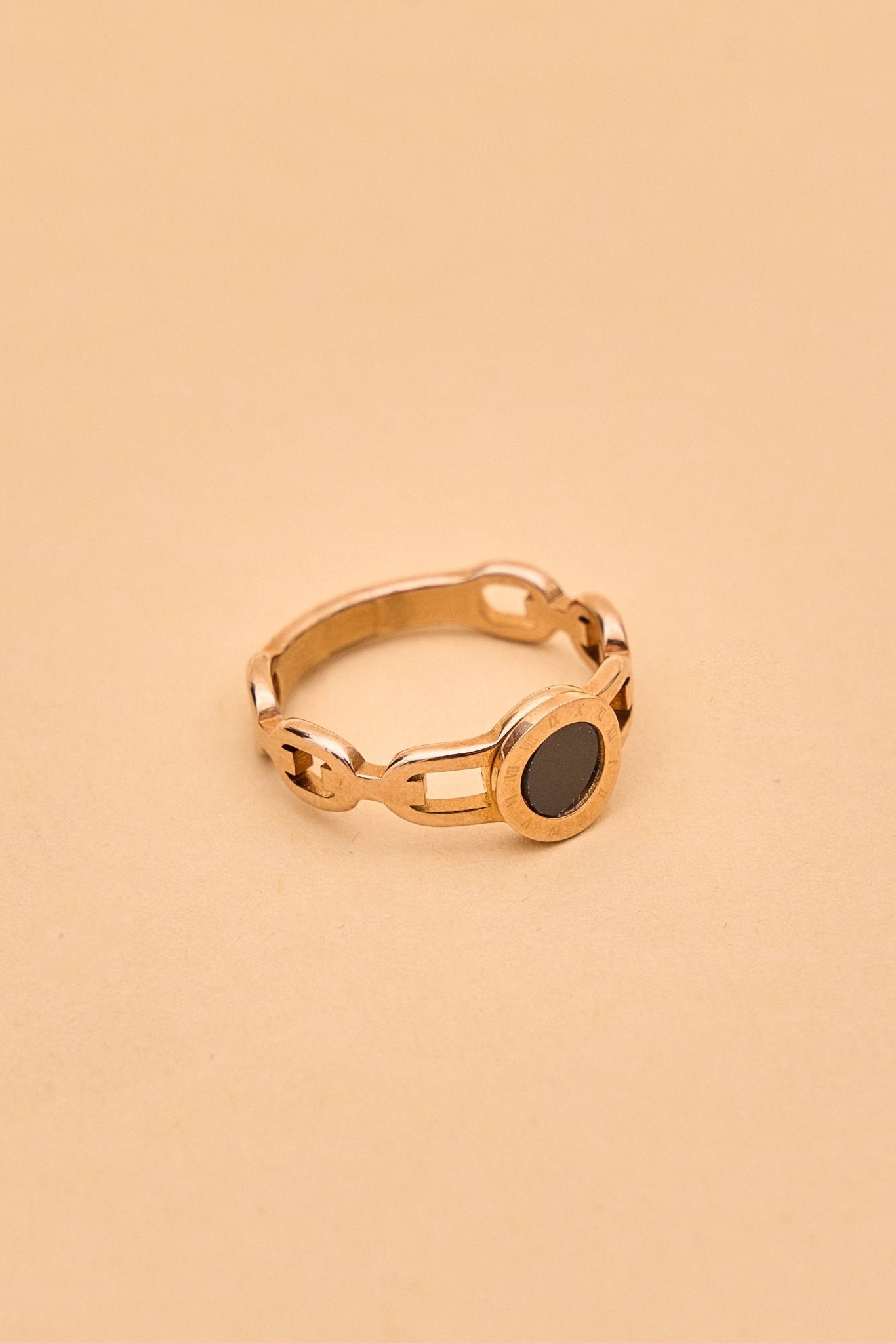 Rose Gold Handwatch Design Stainless Steel Ring - Meiala Official