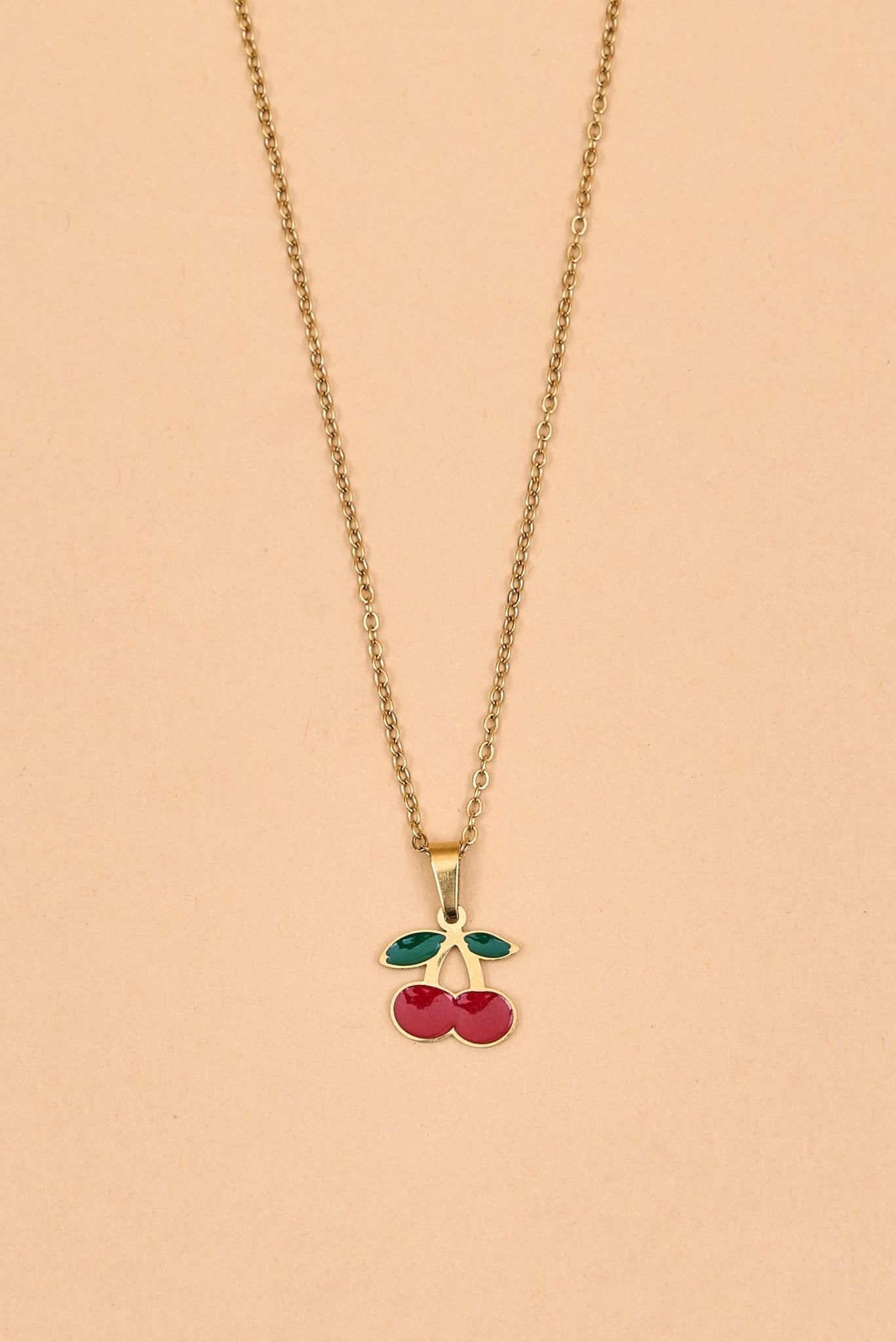 Stainless Steel Cherry Necklace - Meiala Official