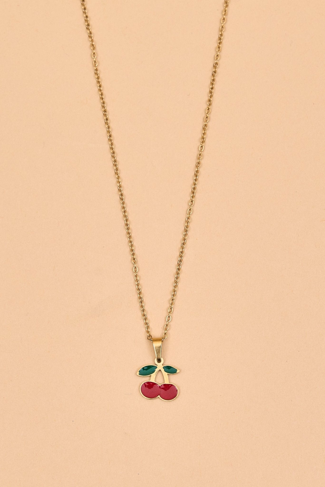 Stainless Steel Cherry Necklace - Meiala Official