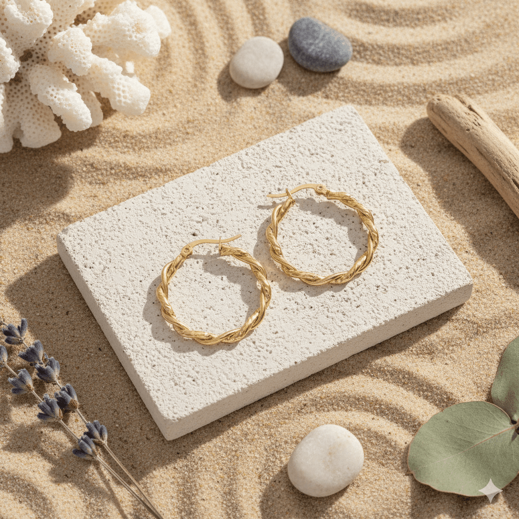 Twisted Glow Hoops - Meiala Official