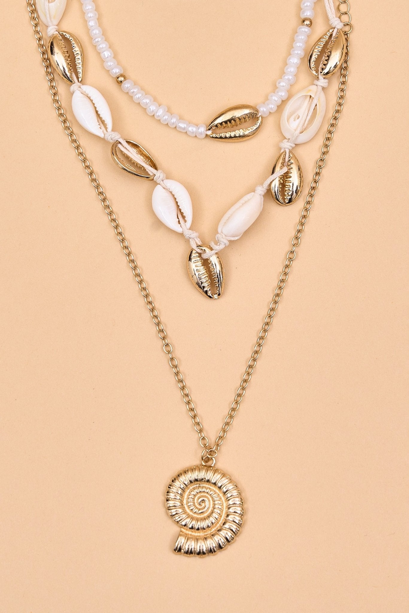 Western Charm And Shells Necklace - Meiala Official