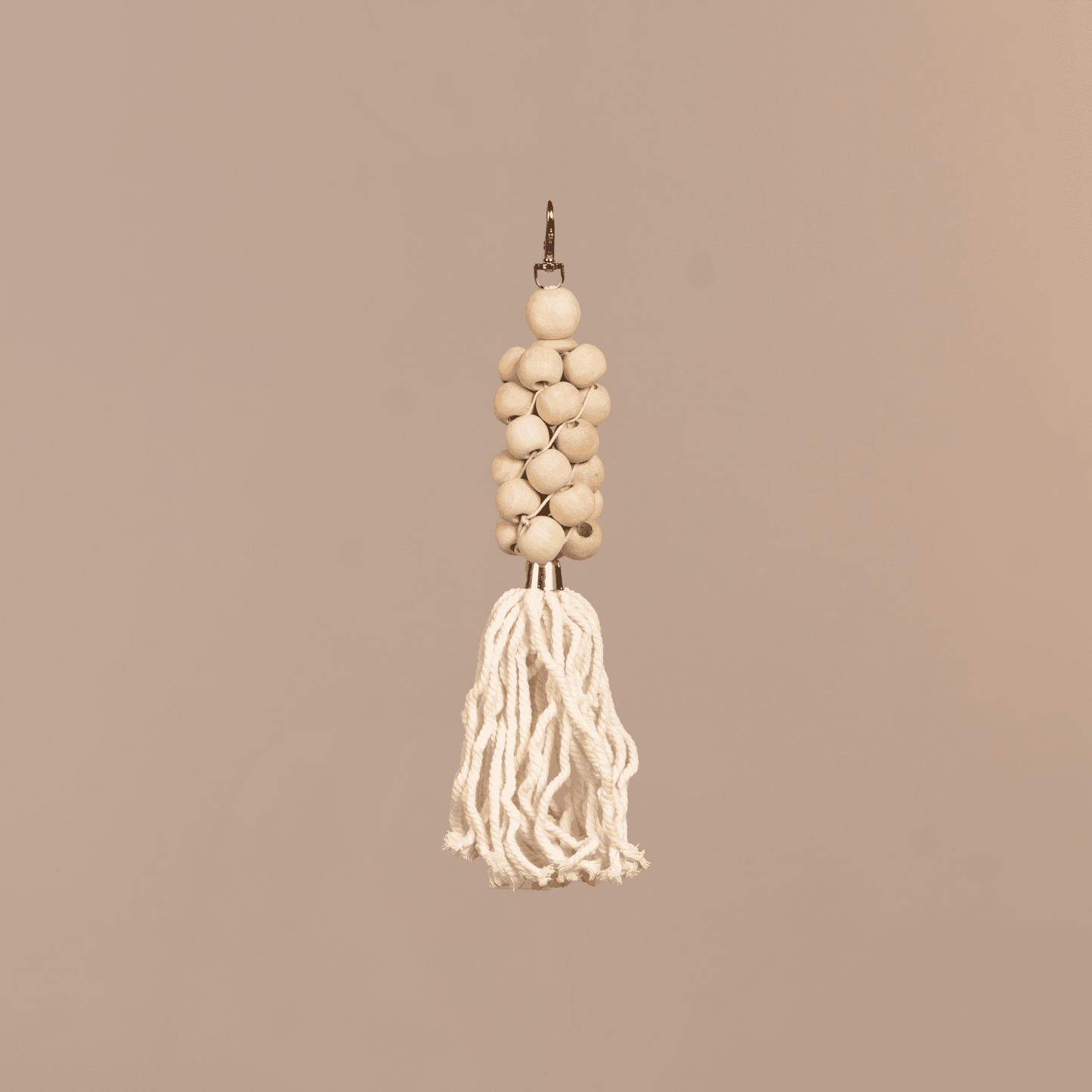 Wooden Beads & Tassle Charm - Meiala Official