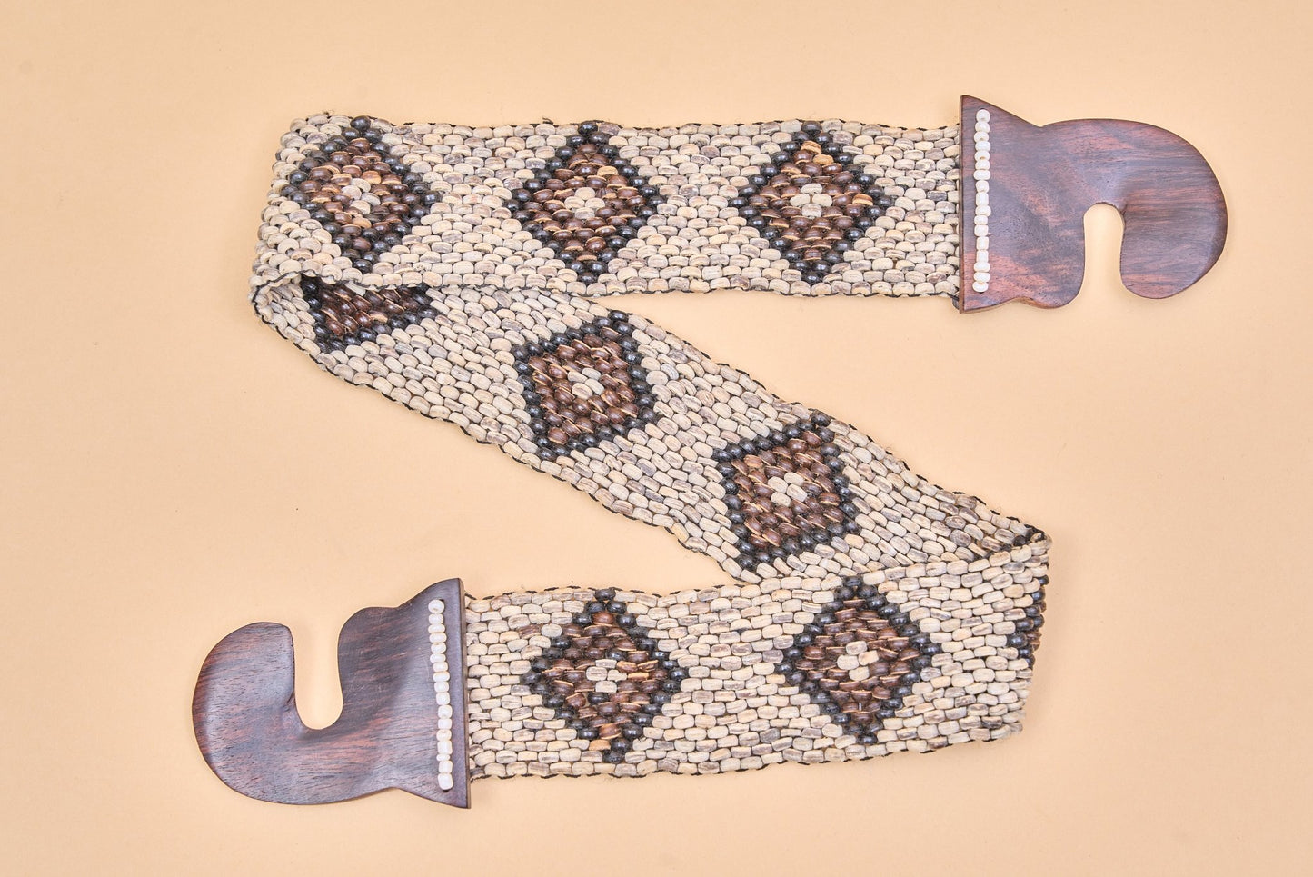 Woven belt with wooden buckle - Meiala Official
