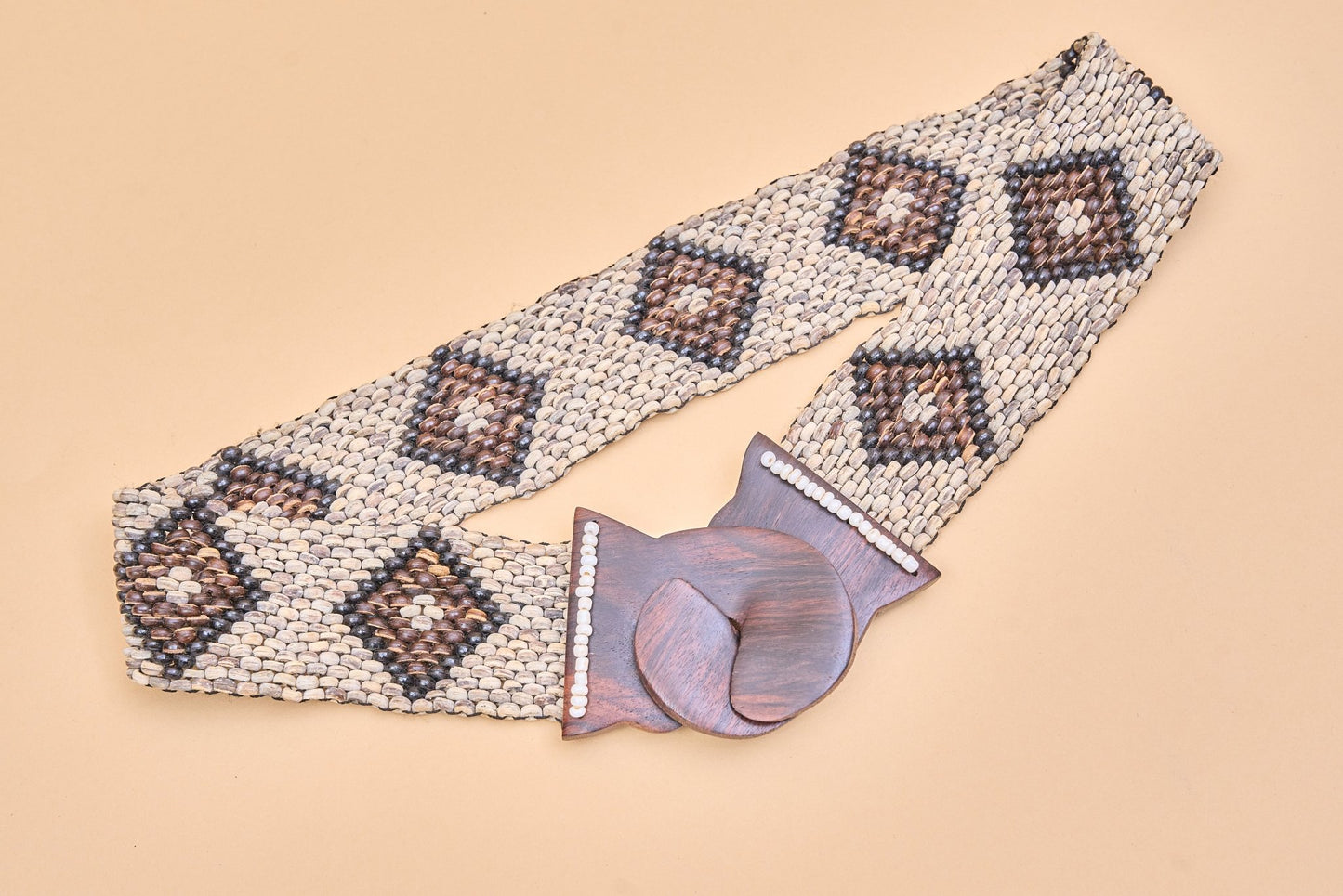 Woven belt with wooden buckle - Meiala Official